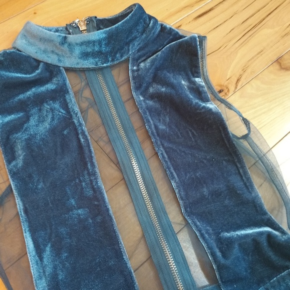 ASOS Rare London Mesh Dress - Picture 6 of 6